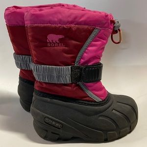 Girls Sorel Winter Snow Boots 8